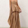 Alchemy Billow Maxikleid in Champagner online Alchemy Billow Maxikleid in Champagner online