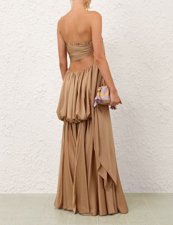 Alchemy Billow Maxikleid in Champagner online Alchemy Billow Maxikleid in Champagner online