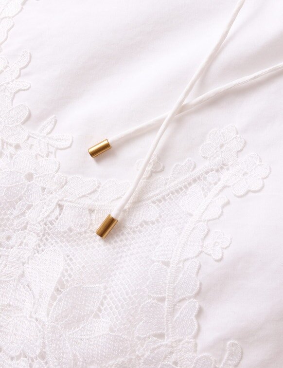 Alchemy-Bluse mit Rüschen in Elfenbein online Alchemy-Bluse mit Rüschen in Elfenbein online