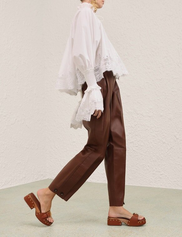 Alchemy-Bluse mit Rüschen in Elfenbein online Alchemy-Bluse mit Rüschen in Elfenbein online