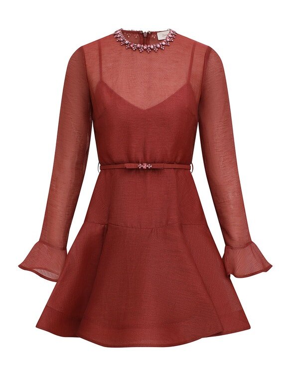 Alchemy Peplum-Minikleid Lipstick Online Alchemy Peplum-Minikleid Lipstick Online