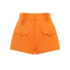 Alchemy-Woll-Minishorts in Sonnenuntergang-Orange online