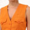 Alchemy-Wollweste in Sunset Orange online Alchemy-Wollweste in Sunset Orange online