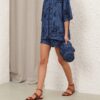 Aster bestickte Denim-Shorts in Railway Blue online Aster bestickte Denim-Shorts in Railway Blue online