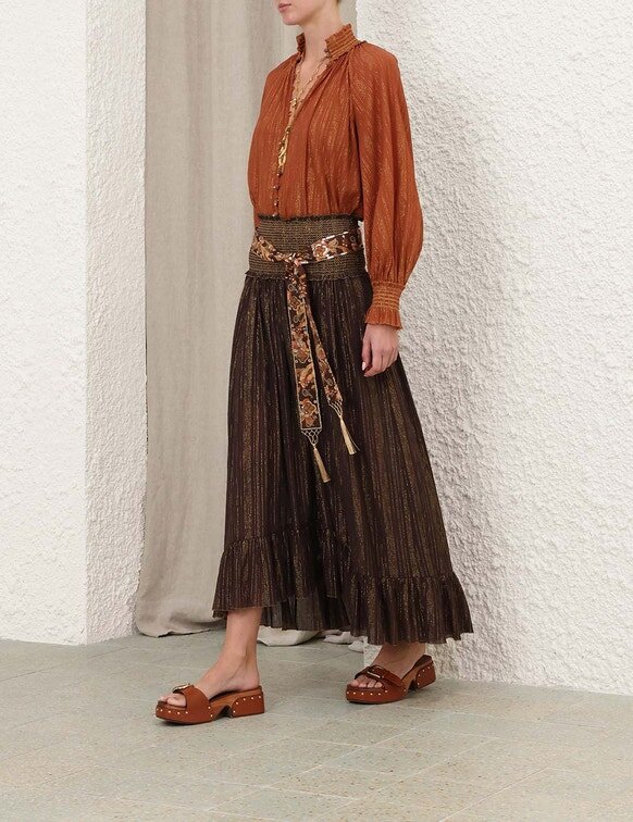 Aster-Bluse in Beige online Aster-Bluse in Beige online