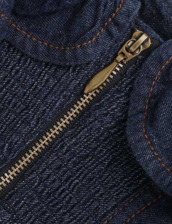 Aster Denim Frill Top in Ink online Aster Denim Frill Top in Ink online