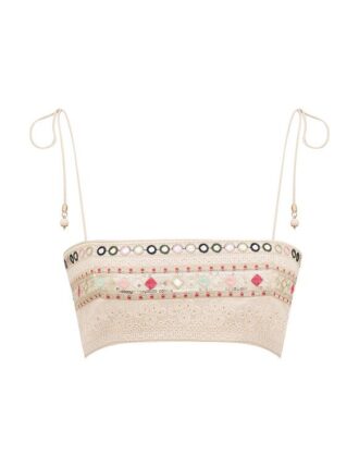 Aster Embellished Bodice Cream Online