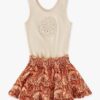 Aster Kids Bubble-Saumrock in Pink Paisley Floral online Aster Kids Bubble-Saumrock in Pink Paisley Floral online