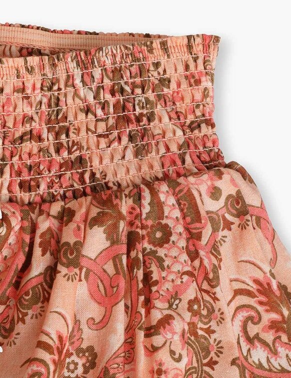 Aster Kids Bubble-Saumrock in Pink Paisley Floral online Aster Kids Bubble-Saumrock in Pink Paisley Floral online