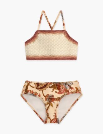 Aster Kids Häkel-Bikini in Cream Jacobean online