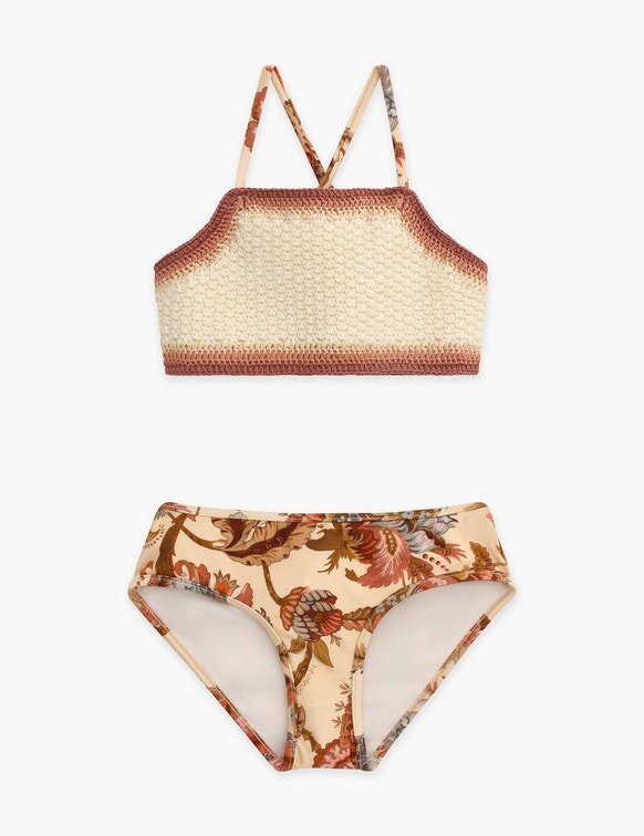 Aster Kids Häkel-Bikini in Cream Jacobean online Aster Kids Häkel-Bikini in Cream Jacobean online