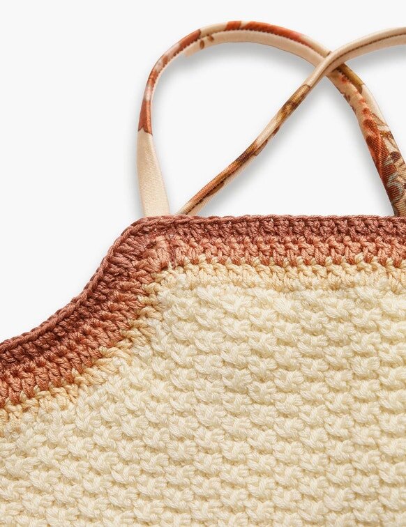 Aster Kids Häkel-Bikini in Cream Jacobean online Aster Kids Häkel-Bikini in Cream Jacobean online