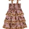 Aster Kids Stufenkleid in Mauve bei Jacobean Online