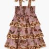 Aster Kids Stufenkleid in Mauve bei Jacobean Online