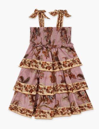 Aster Kids Stufenkleid in Mauve bei Jacobean Online