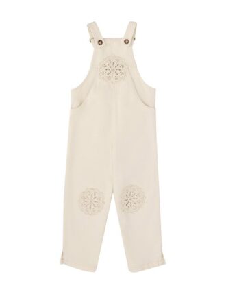 Aster Kinder-Kurzer Overall Ecru online