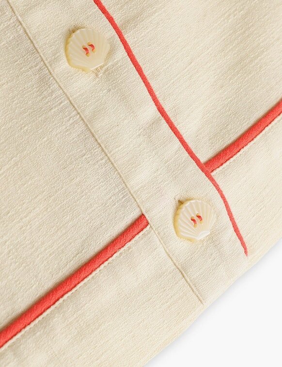 Aster Kinder-Stickhemd in Elfenbein online Aster Kinder-Stickhemd in Elfenbein online