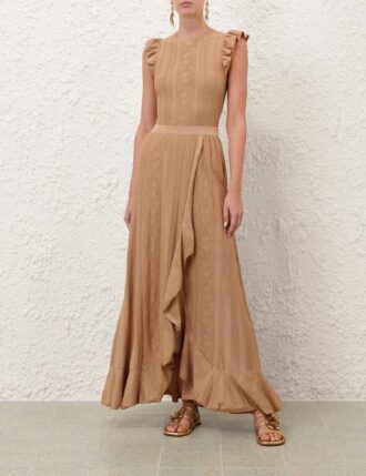 Aster Metallic-Pointelle-Röck in Metallic-Gold online