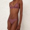 Aster Scoop Bikini-Hose in Vintage Mauve online Aster Scoop Bikini-Hose in Vintage Mauve online