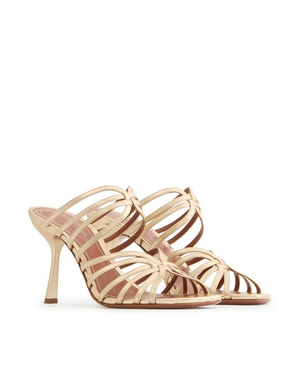 Aura Mule Sandale 85 Gold Online Aura Mule Sandale 85 Gold Online