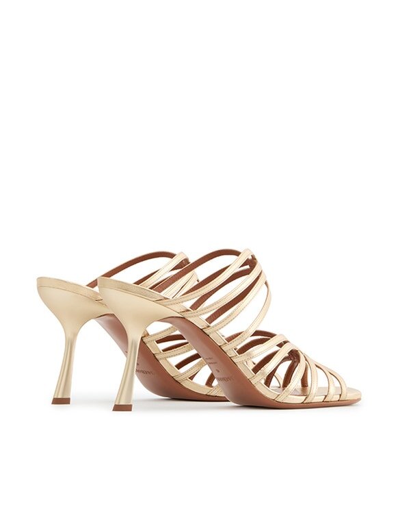 Aura Mule Sandale 85 Gold Online Aura Mule Sandale 85 Gold Online