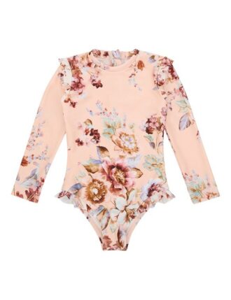Awaken Kids Langarm-Einteiler Guava Floral Multi online
