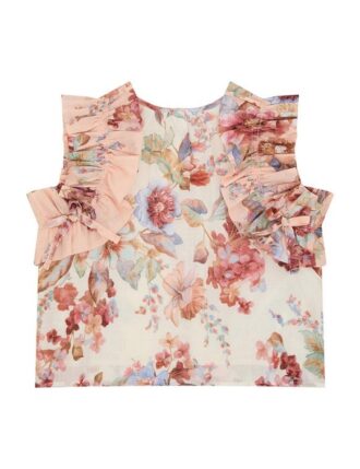 Awaken Kids Ärmelloses Oberteil Ivory Floral Multi Online