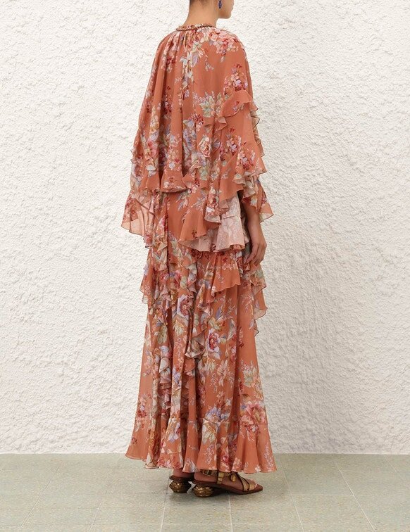 Awaken Rüschenrock Cinnamon Floral online Awaken Rüschenrock Cinnamon Floral online