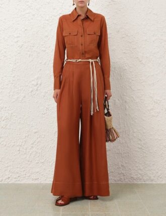 Awaken Wide Leg Hose Cinnamon online