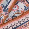 Bedrucktes Kopftuch mit blauem Paisley-Blumenmuster online