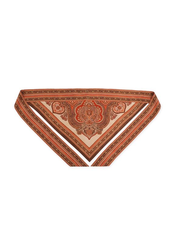 Bedrucktes Kopftuch Tangerine Paisley Online Bedrucktes Kopftuch Tangerine Paisley Online