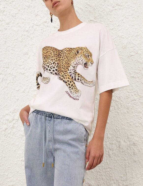 Bedrucktes T-Shirt Leopard online Bedrucktes T-Shirt Leopard online
