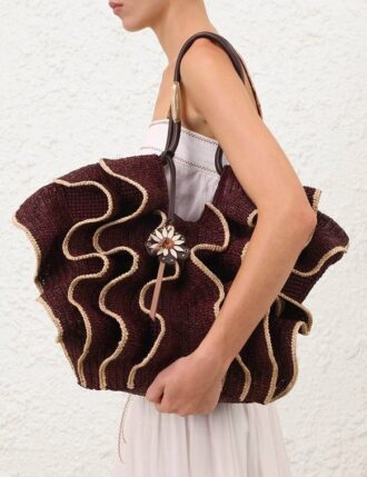 Brightside Taschenanhänger in Schokoladenbraun online