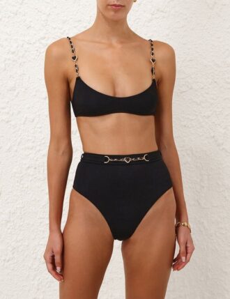 Daylight Chain Scoop Bikini Schwarz online