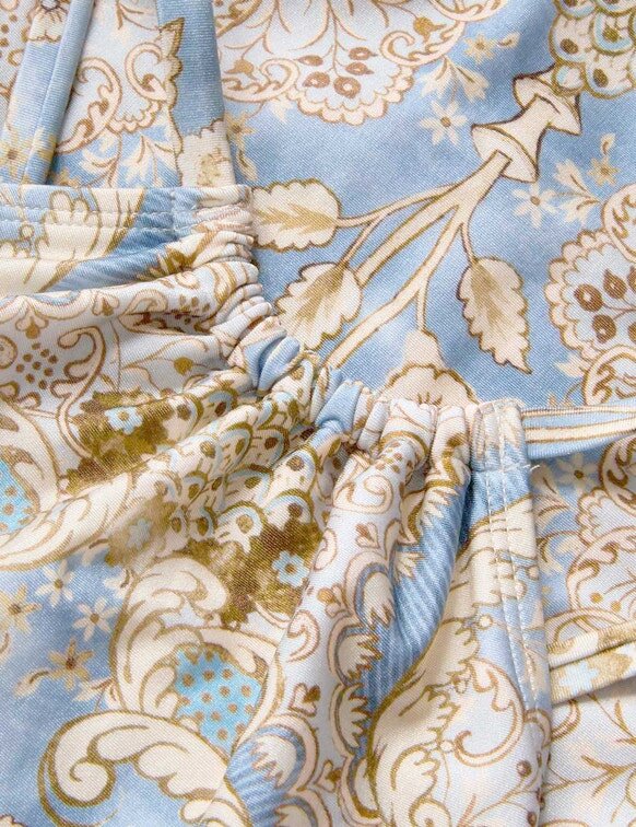 Daylight Kids Gathered 1-teiliger Bandana-Denim mit Blumenmuster online Daylight Kids Gathered 1-teiliger Bandana-Denim mit Blumenmuster online