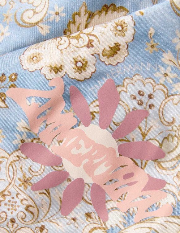 Daylight Kids Gathered 1-teiliger Bandana-Denim mit Blumenmuster online Daylight Kids Gathered 1-teiliger Bandana-Denim mit Blumenmuster online