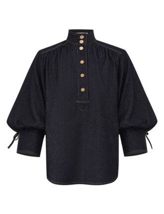 Denim-Weithemd Night Sky Online