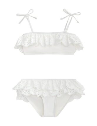 Indra Kinder-Bikinis mit Cut-outs in Elfenbein online