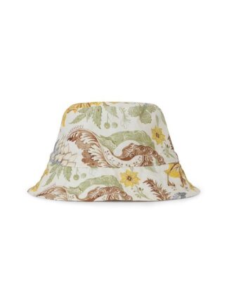 Kinder-Bucket-Mütze „Stamp Floral Cream“ online