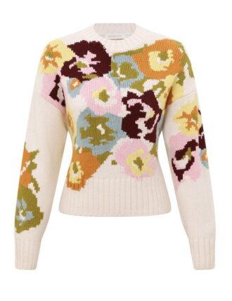 Luna Floral Sweater Multi Online