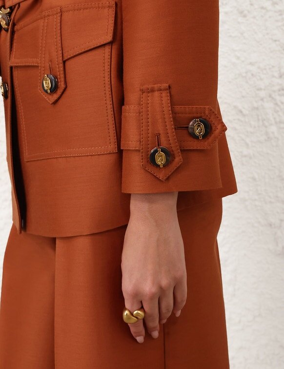 Luna Utility Jacke Dark Caramel Online Luna Utility Jacke Dark Caramel Online