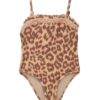 Patience Kinder-Bandeau-Badeanzug in Tan Leopard online Patience Kinder-Bandeau-Badeanzug in Tan Leopard online