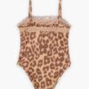 Patience Kinder-Bandeau-Badeanzug in Tan Leopard online Patience Kinder-Bandeau-Badeanzug in Tan Leopard online