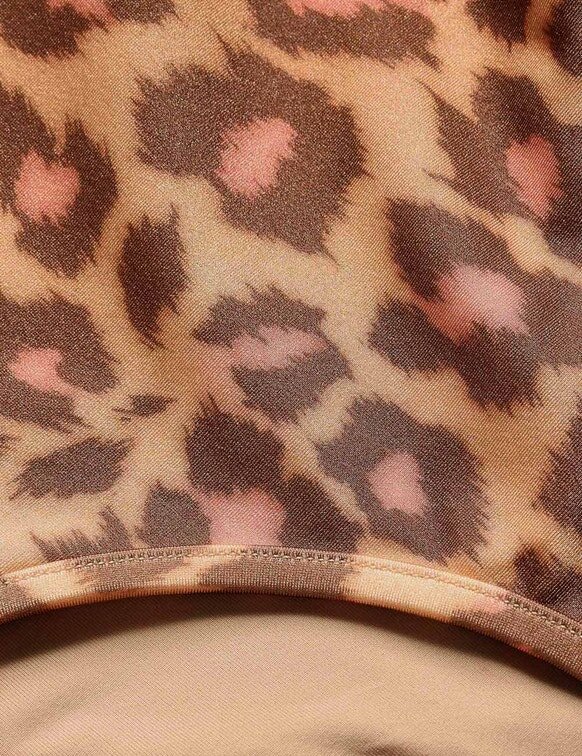 Patience Kinder-Bandeau-Badeanzug in Tan Leopard online Patience Kinder-Bandeau-Badeanzug in Tan Leopard online