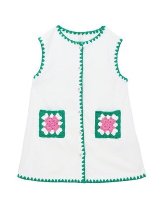 Patience Kinder-Frotteekleid in Elfenbein online