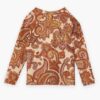 Patience Kinder-Rashguards in Creme/Orange mit Paisley-Muster online Patience Kinder-Rashguards in Creme/Orange mit Paisley-Muster online