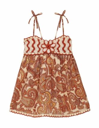 Patience Kinderkleid Poolside Paisley Mustard Online
