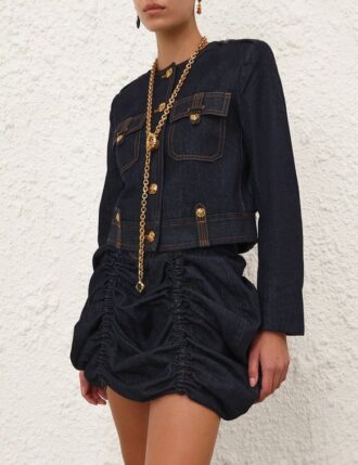 Rebellion-Denim-Jacke in Night Sky online