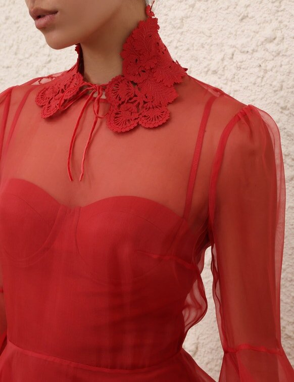 Rebellion Lantern Minikleid in Rot online Rebellion Lantern Minikleid in Rot online