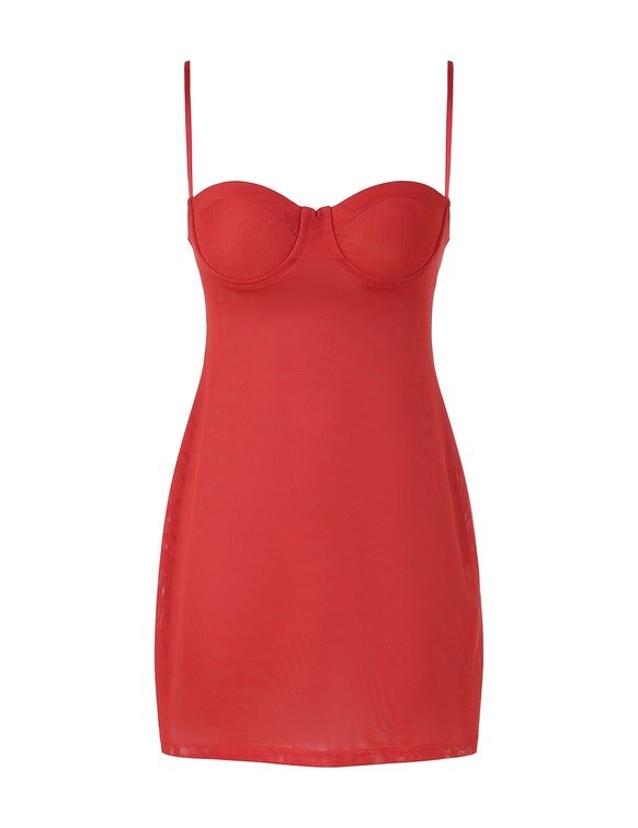 Rebellion Lantern Minikleid in Rot online Rebellion Lantern Minikleid in Rot online